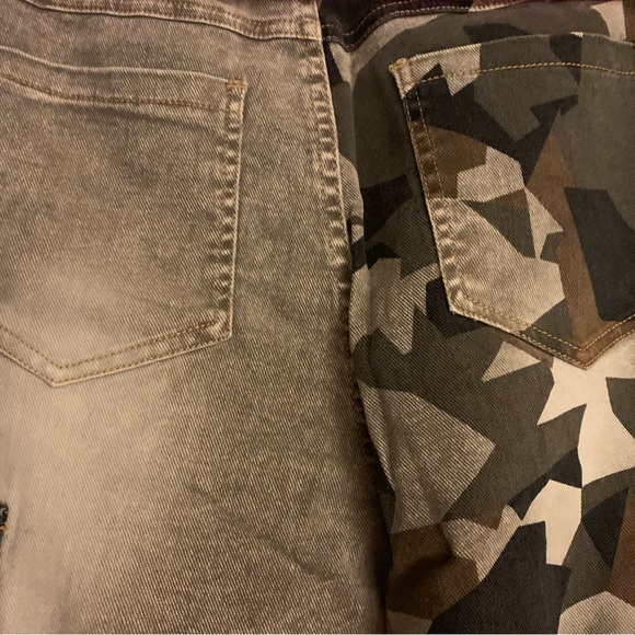 NWT ✅ REHAB LAB CAMO CARGO JEANS - Picture 3 of 8